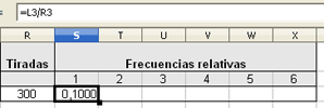 cálculo de la frecuencia cálculo de la frecuencia