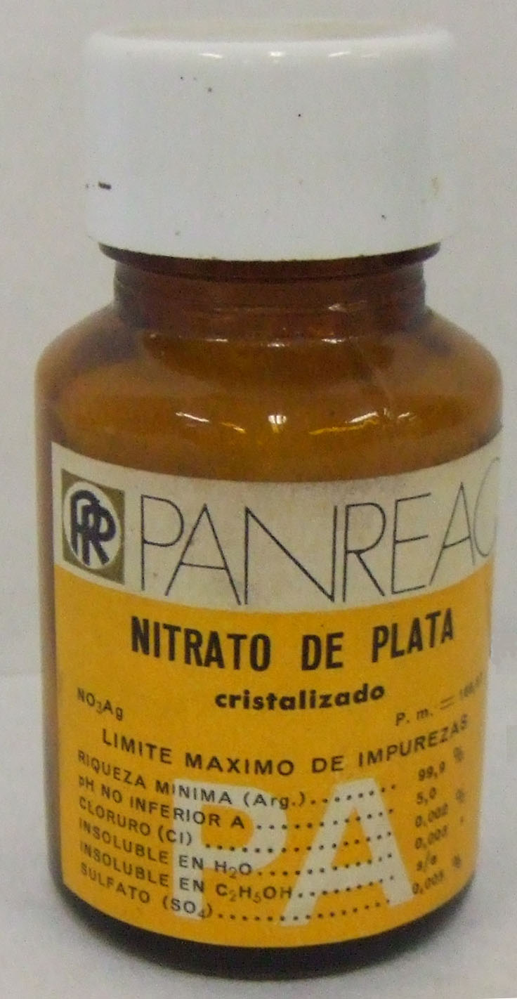 AgNO3 Nitrato de plata