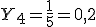   Y_4=\frac{1}{10}  
