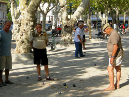 Joueurs de pétanque