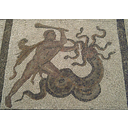 Muestra Imagen Mosaico. Los trabajos de Hércules. M.A. de Madrid