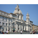 Muestra Imagen Santa Inés en Plaza Navona