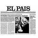 Muestra Imagen Legalización del PCE en El País