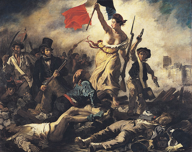 La libertad guiando al pueblo La libertad guiando al pueblo
