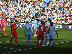 Premier Imagen de un partido Manchester City-Liverpool