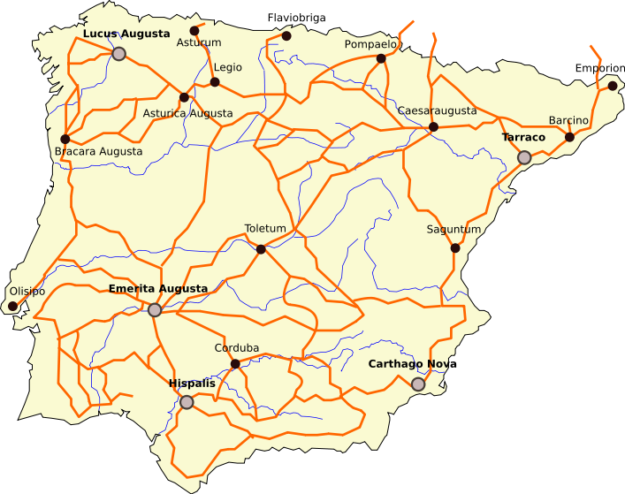 Calzadas romanas