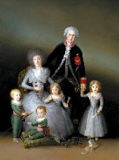 Los Duques de Osuna y sus hijos