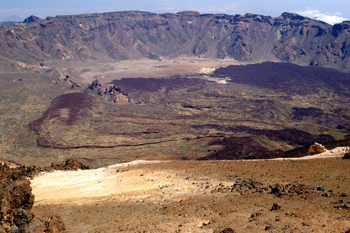 Las Cañadas de Tenerife son una caldera volcánica